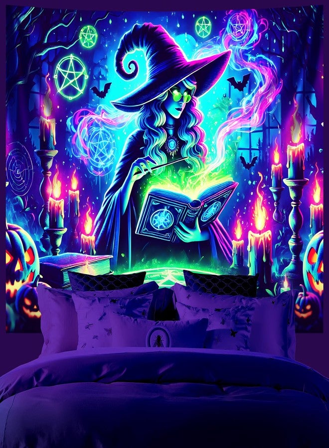 AOHMPT Spine-Chilling Zombie Winter Tapestry - Glow-in-the-Dark, Reactive Decor for Haunted Parties, Bedroom or Living Room Walls - Image 2